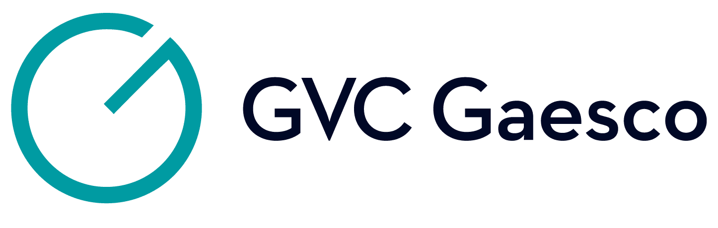 Logo de GVC Gaesco en fondo transparente